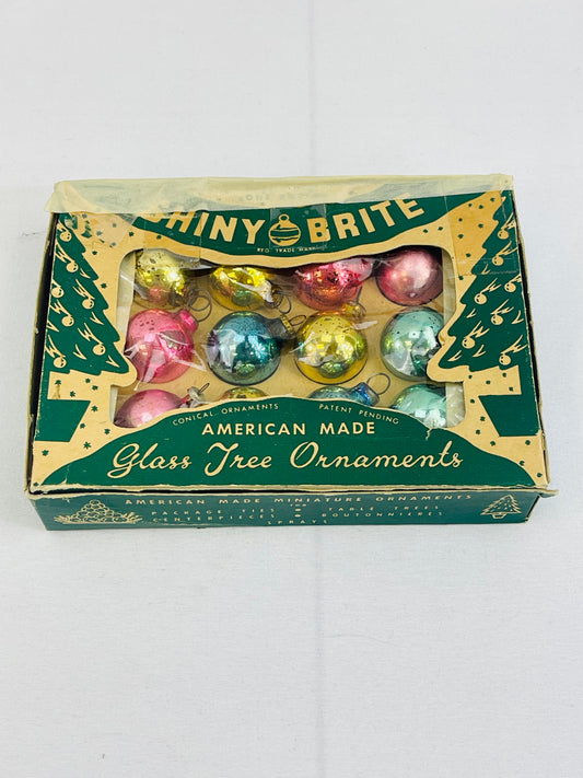 Vintage Mini Shiny Brite Ornaments