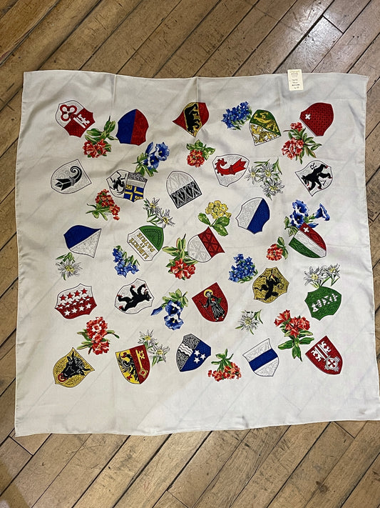 Vintage Crests and Shields Scarf