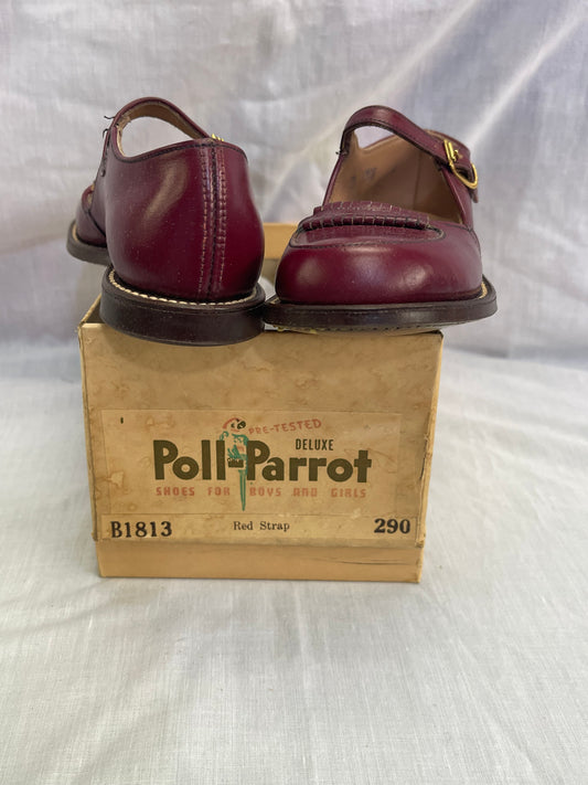 Poll-Parrot Girl’s Red Leather Shoes