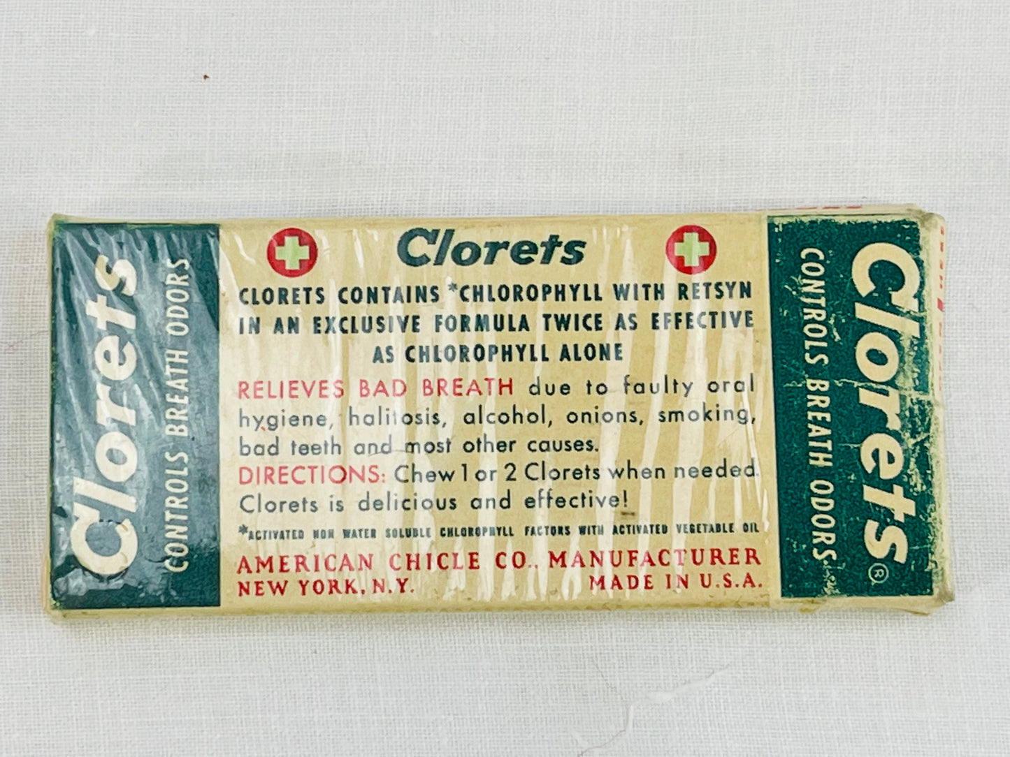 Vintage Clorets Box