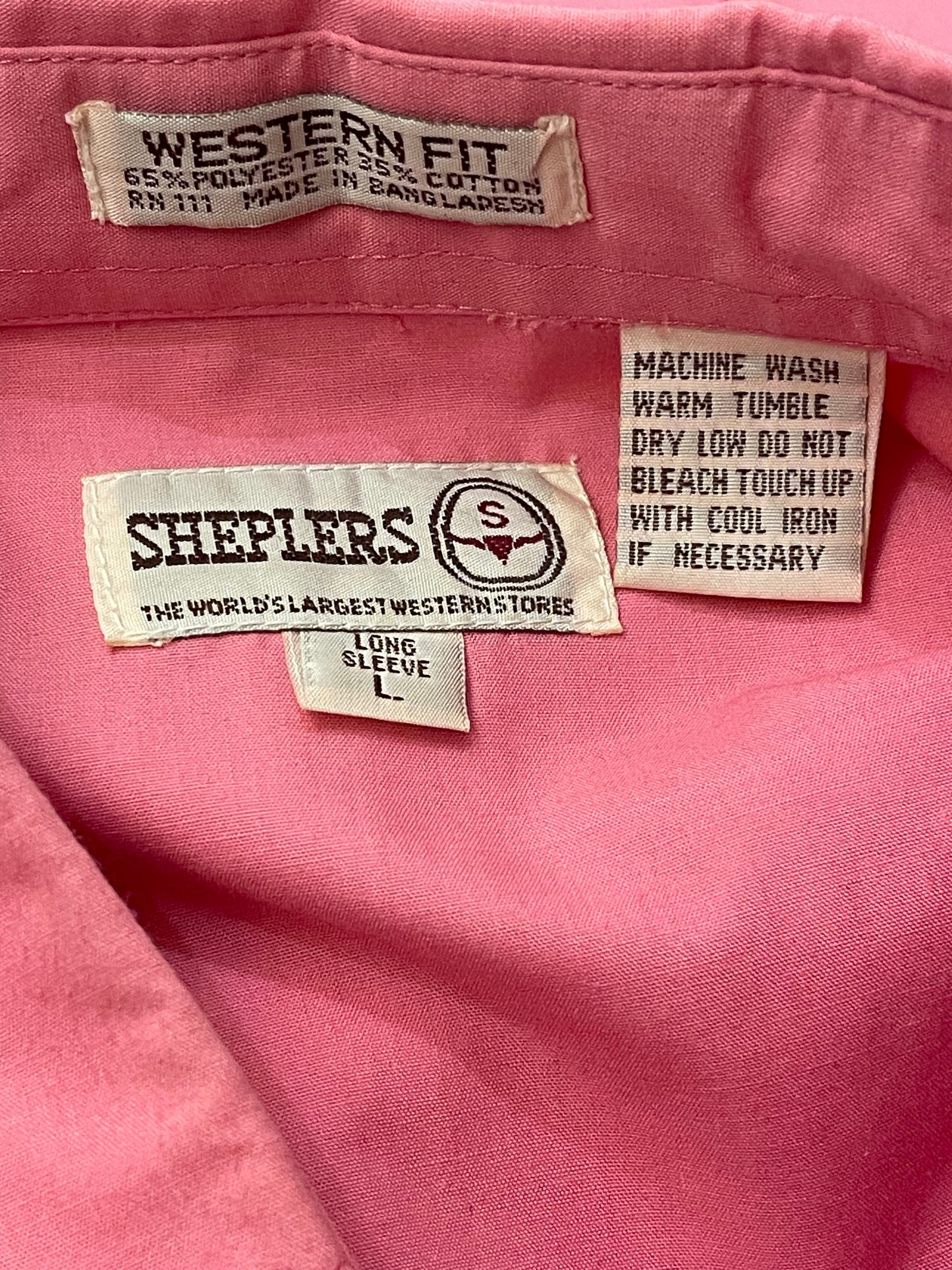 Pink Western Wear Shirt