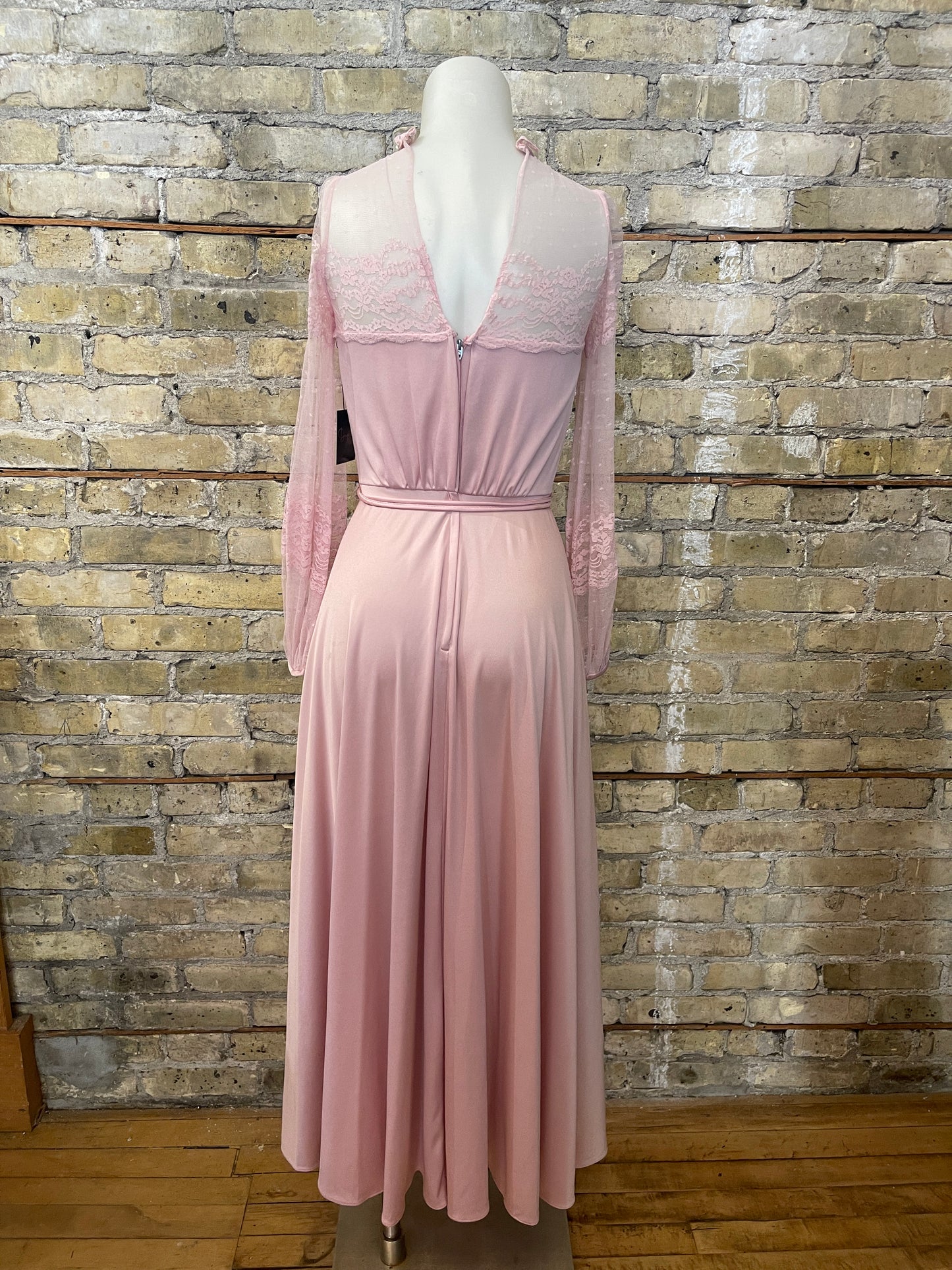 70s Blush Pink Dress