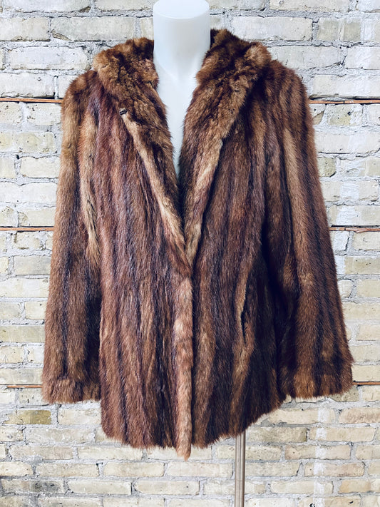 Muskrat Fur Coat