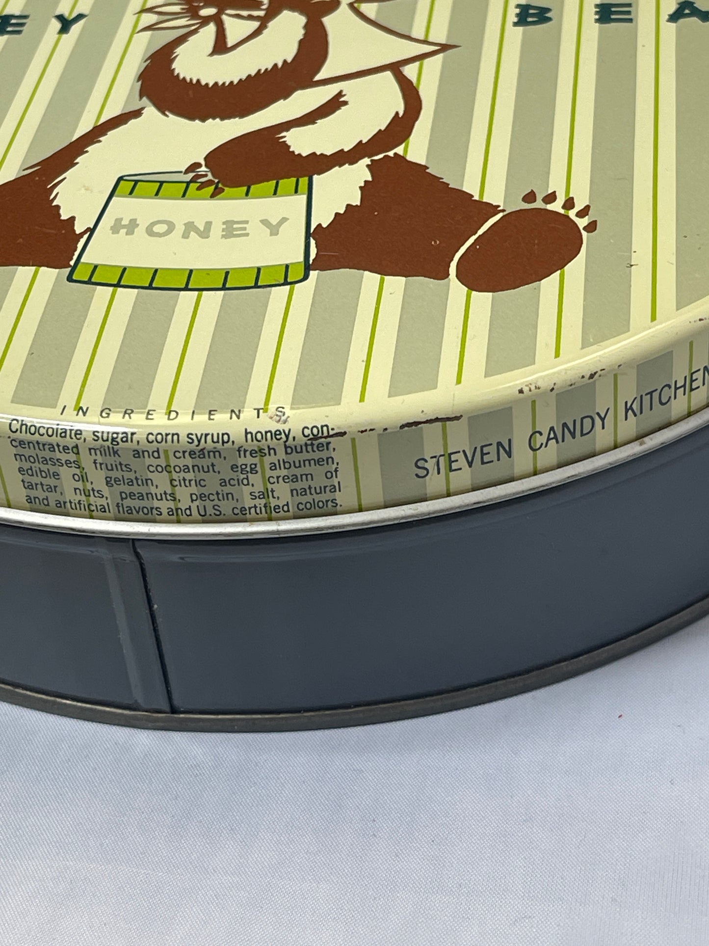 Mrs Stevens Honey Bear Tin