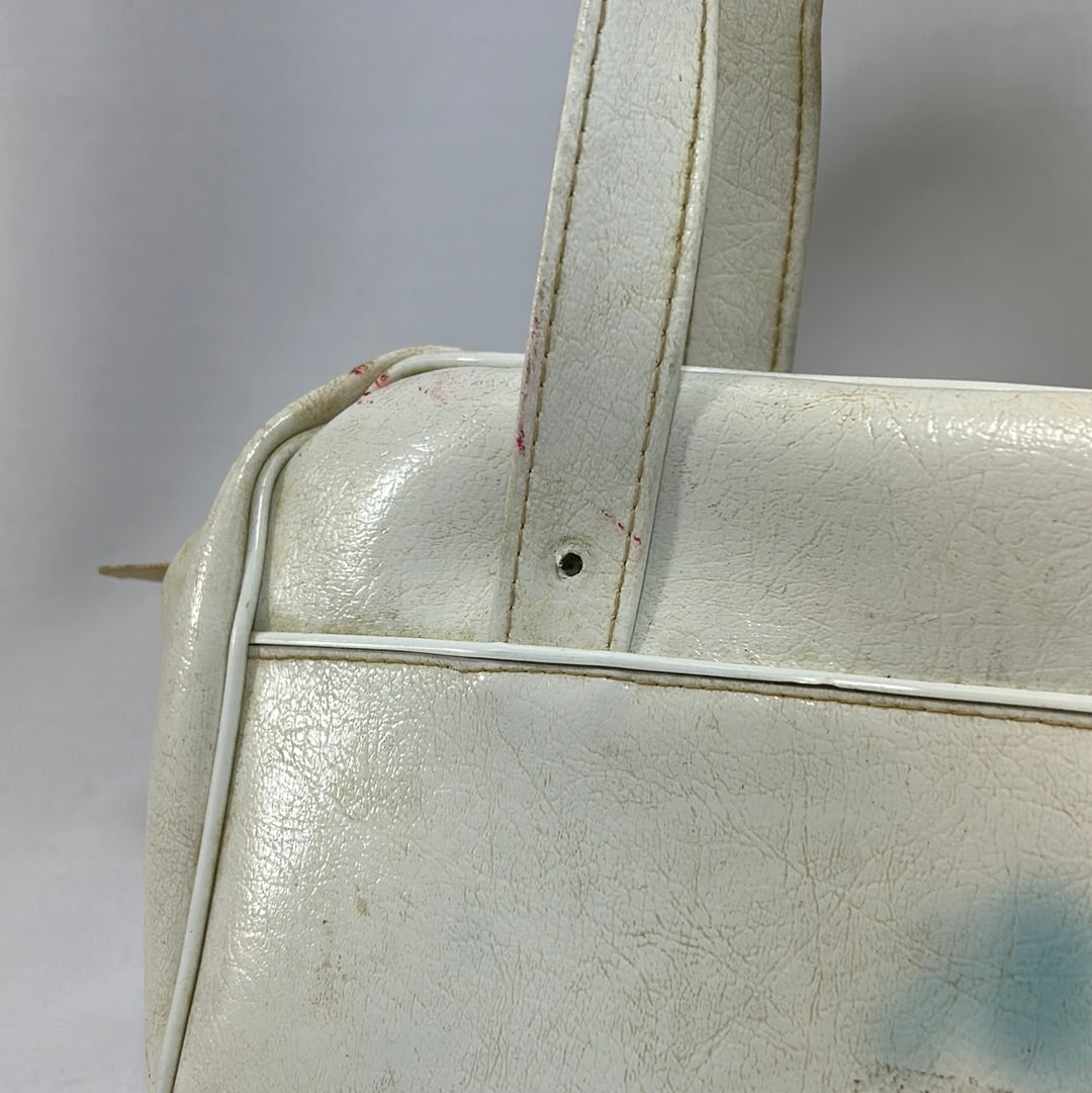 White United Airlines Mini Tote