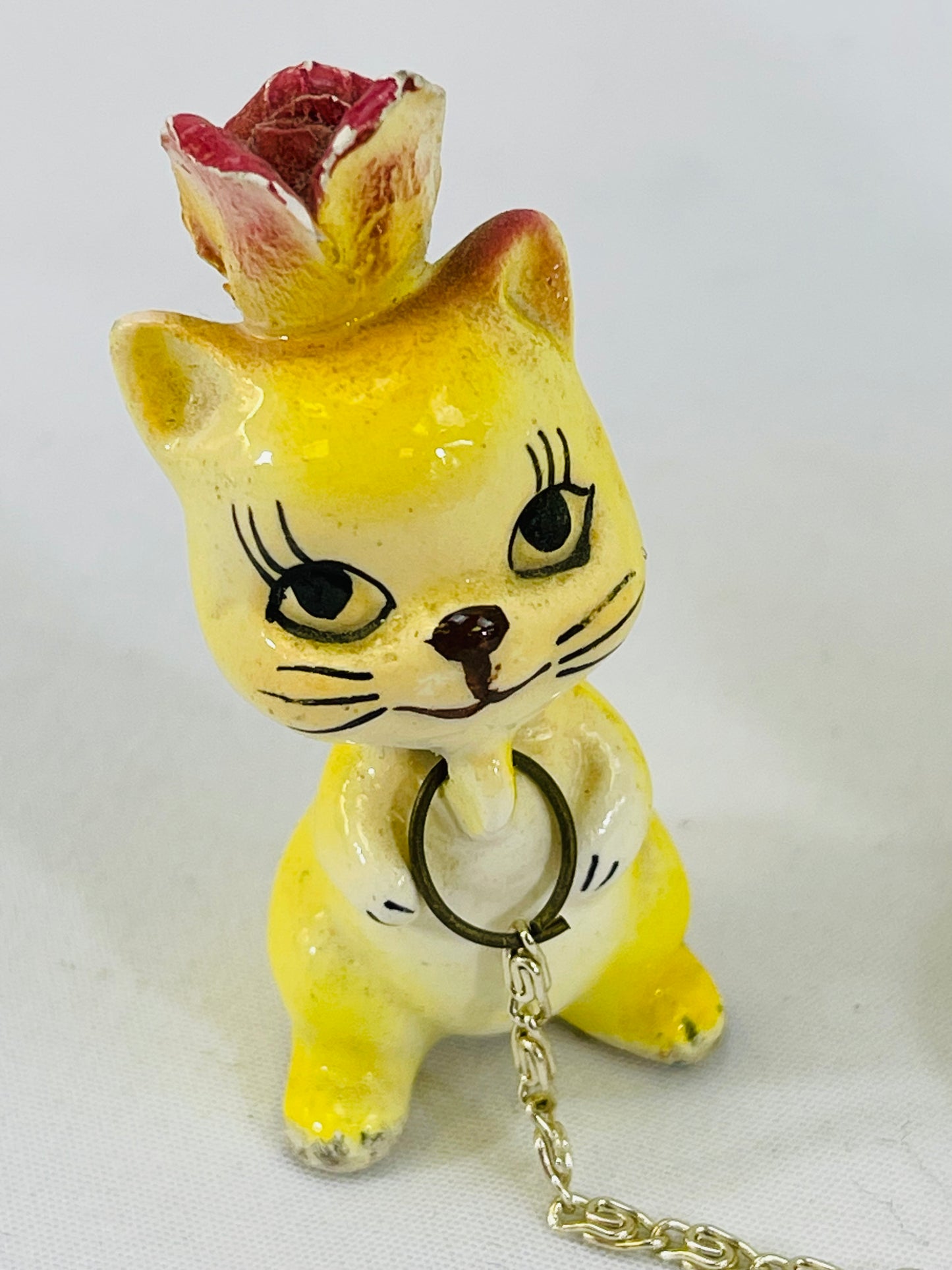 Armartcreation Yellow Cat with Kittens Figurines