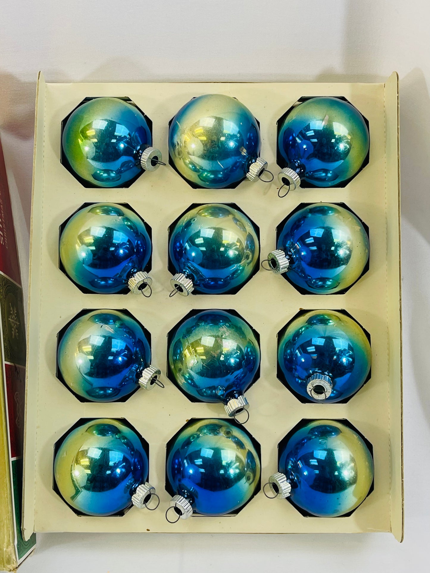 Shiny Brite Ornaments - Gradient Blue