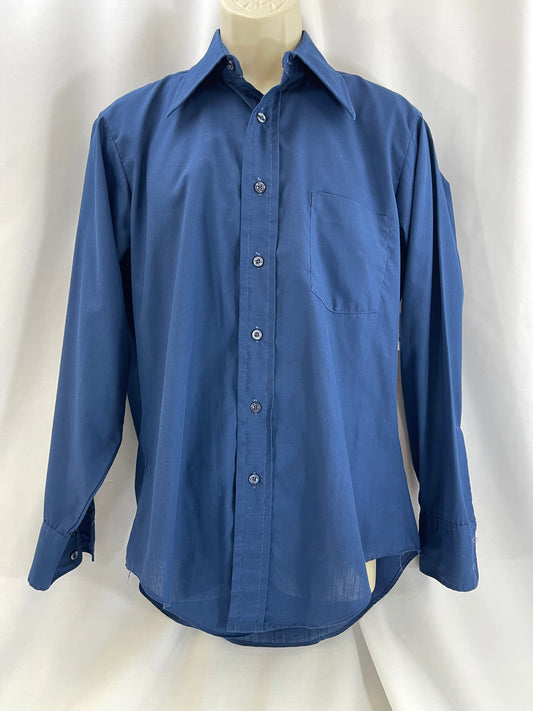 Blue Belgrave Square Button Down Shirt