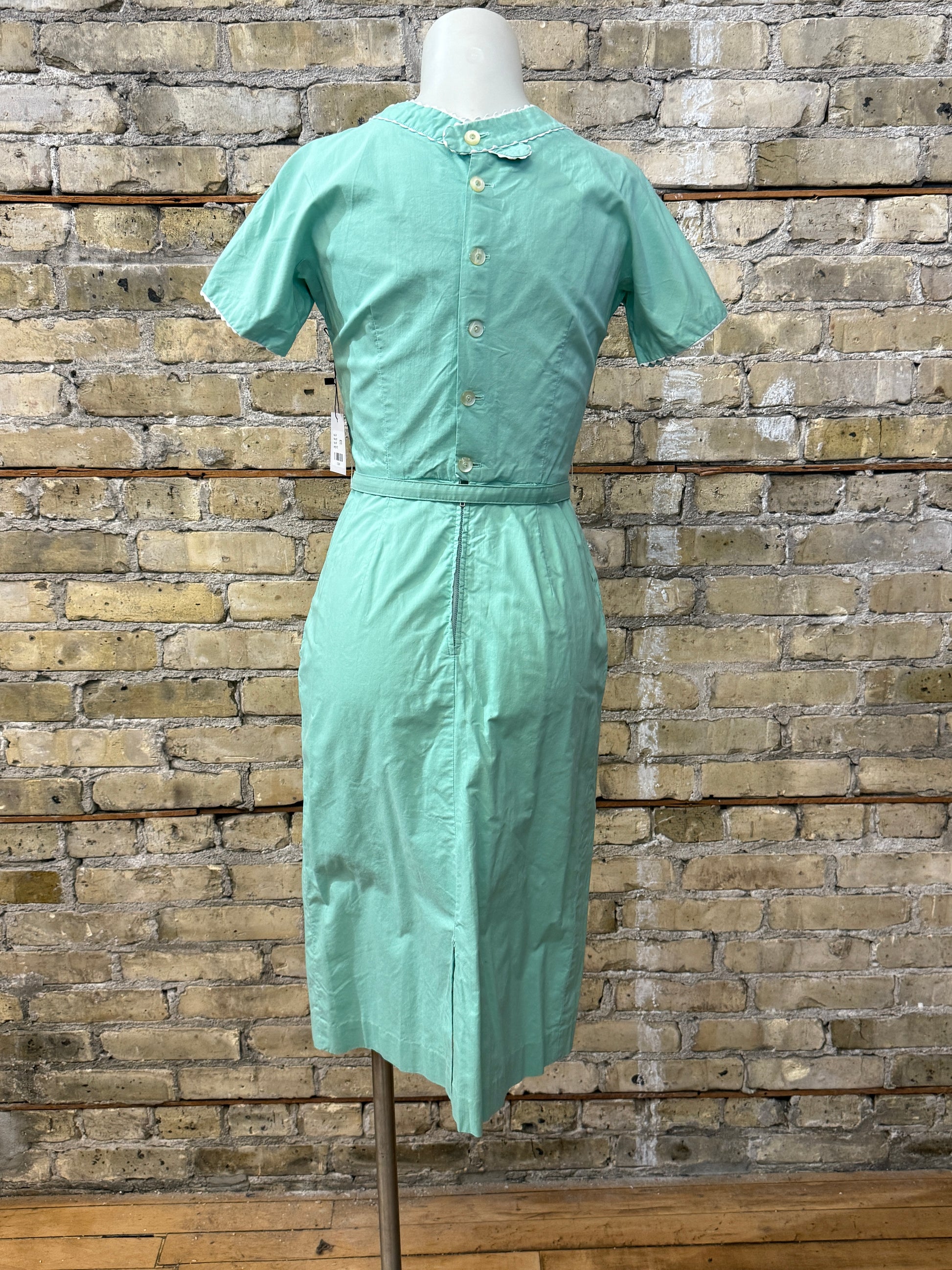50s Mint Green Day Dress Dupree's Vintage 50s Mint Green Day Dress Dupree's Vintage