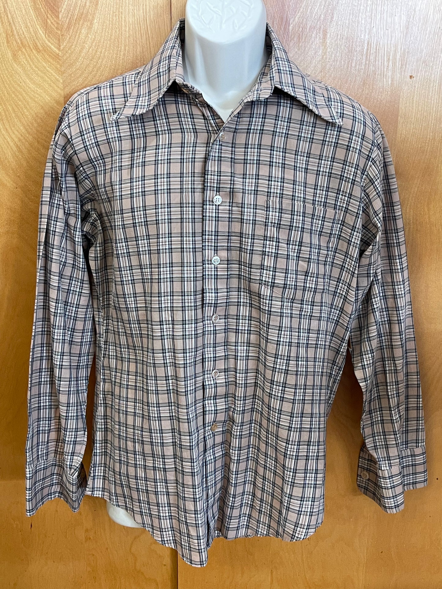 Kmart Permanent Press Plaid Shirt