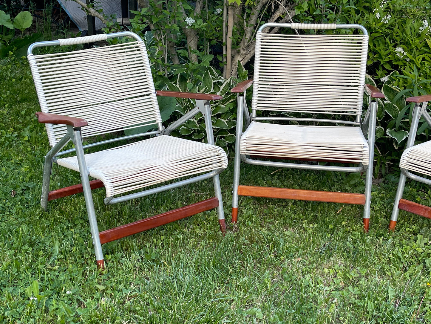 Set of 4 Telescope Furniture Lawn Chairs