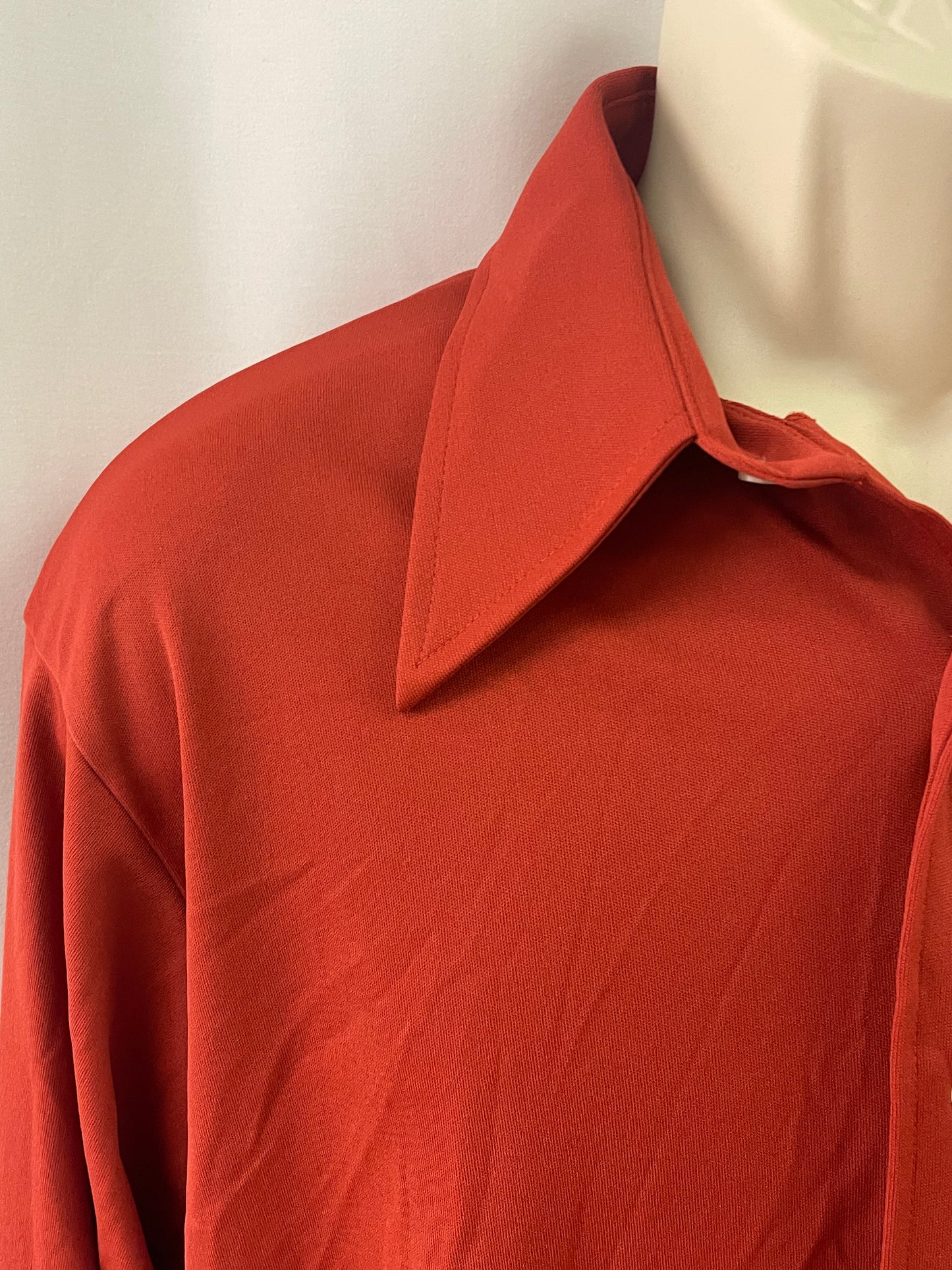 Men’s Burnt Orange Longsleeve Shirt