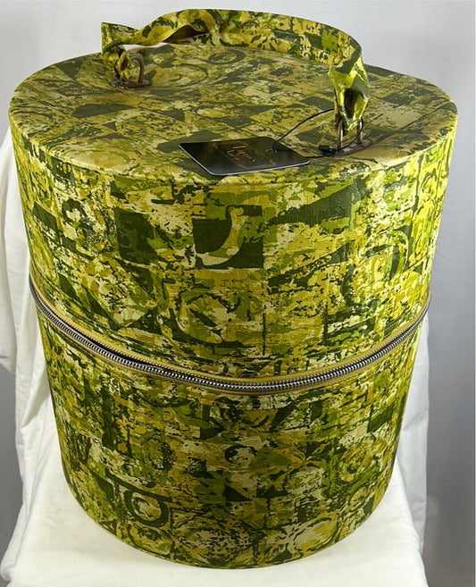 Green Multicolored Wig Case