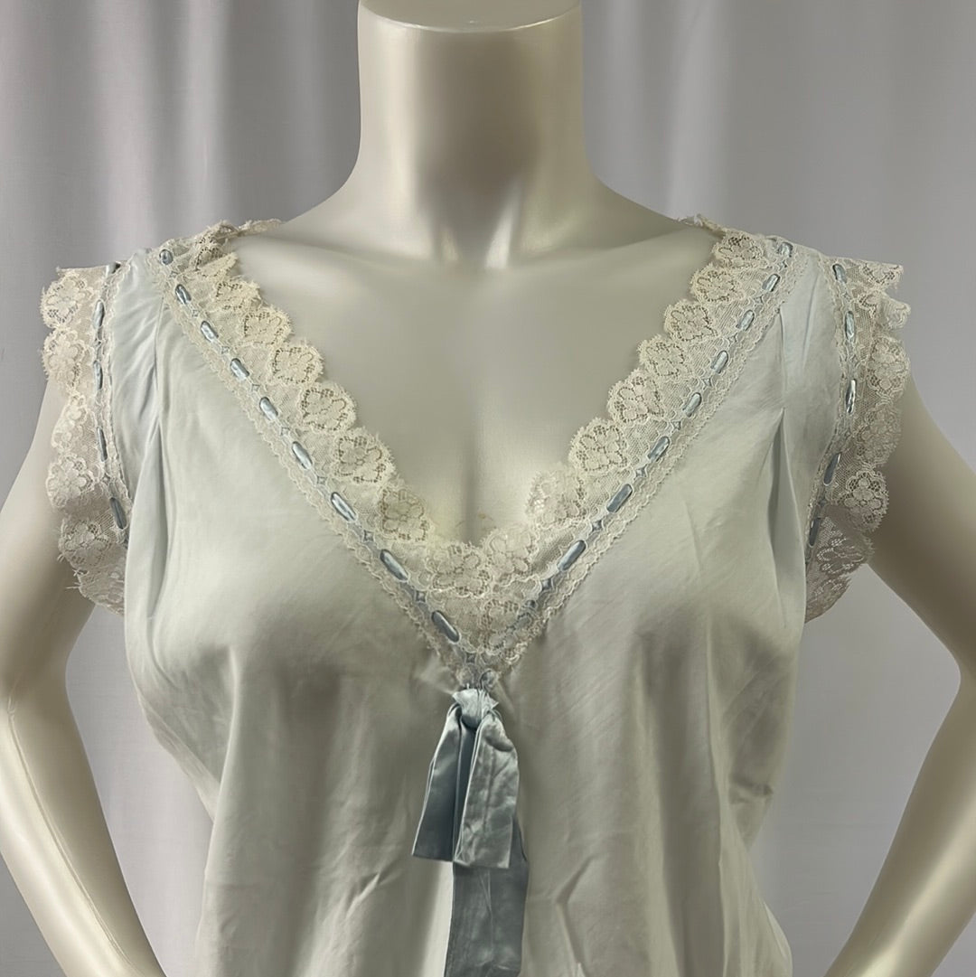 Light Blue Lace Nightgown