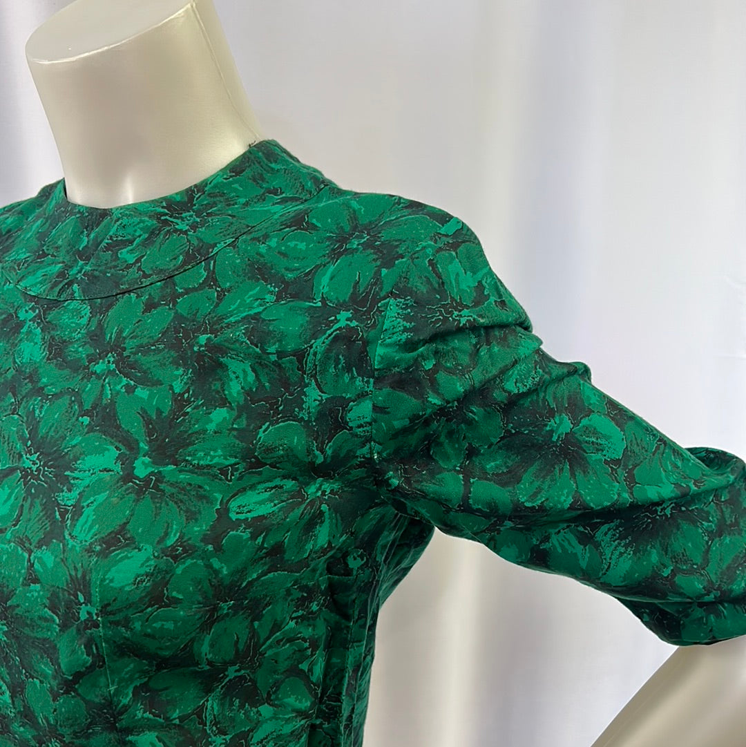 Emerald Green Floral Top