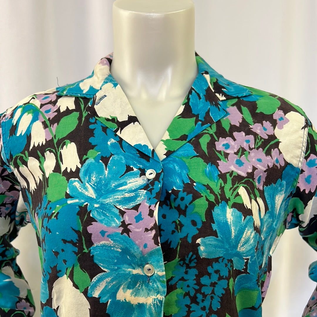 Carol Brent Floral Blouse