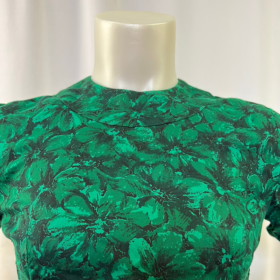 Emerald Green Floral Top