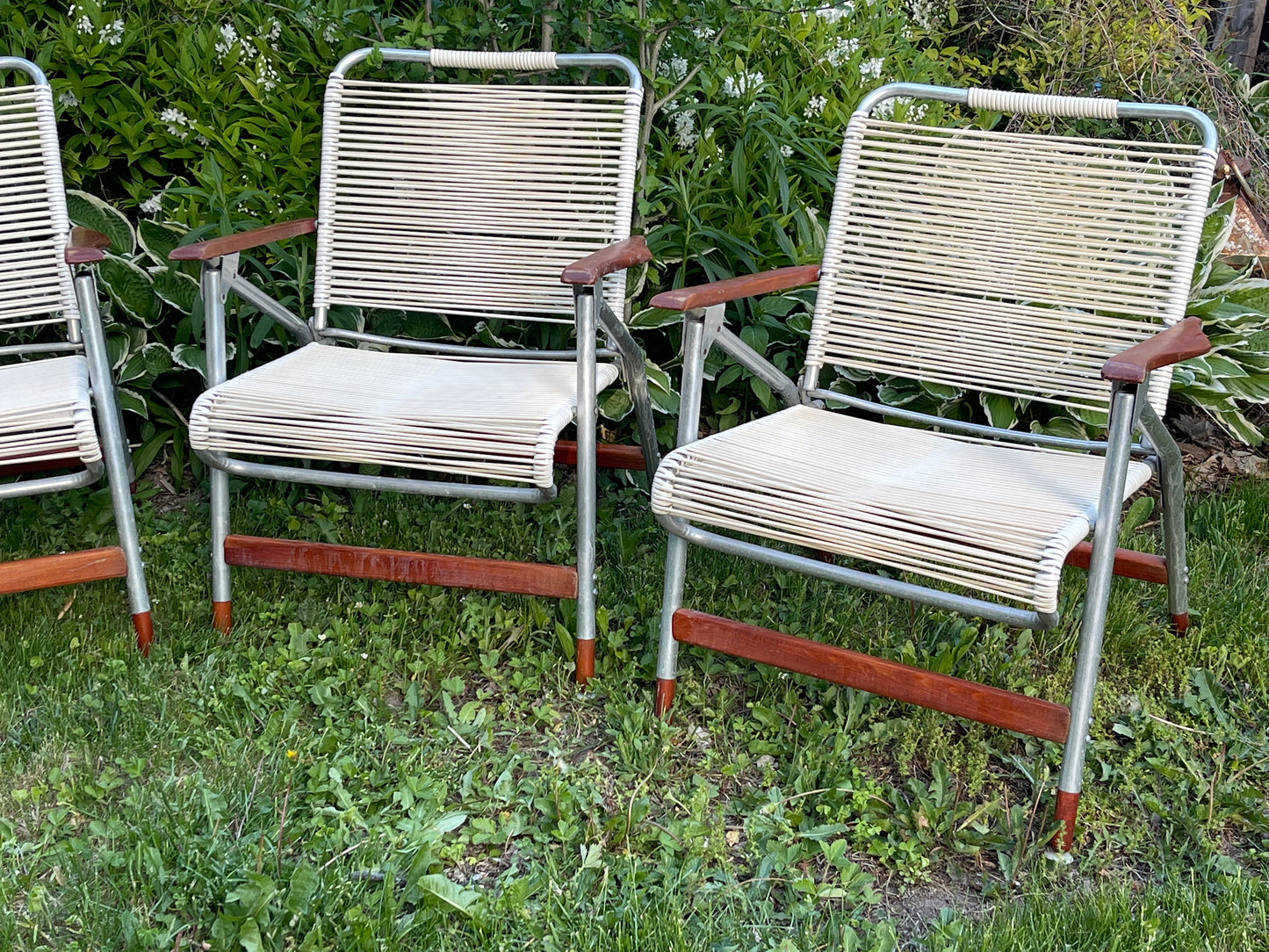 Set of 4 Telescope Furniture Lawn Chairs