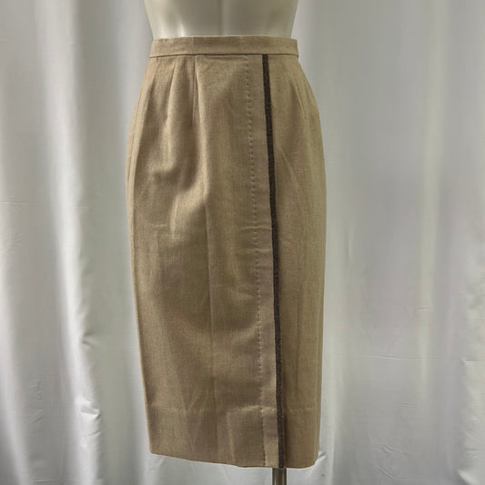 Women’s Ivory Wool Skirt