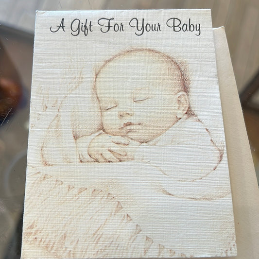 Baby gift card