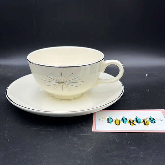 Homer Laughlin Modern Star Cup & Saucer