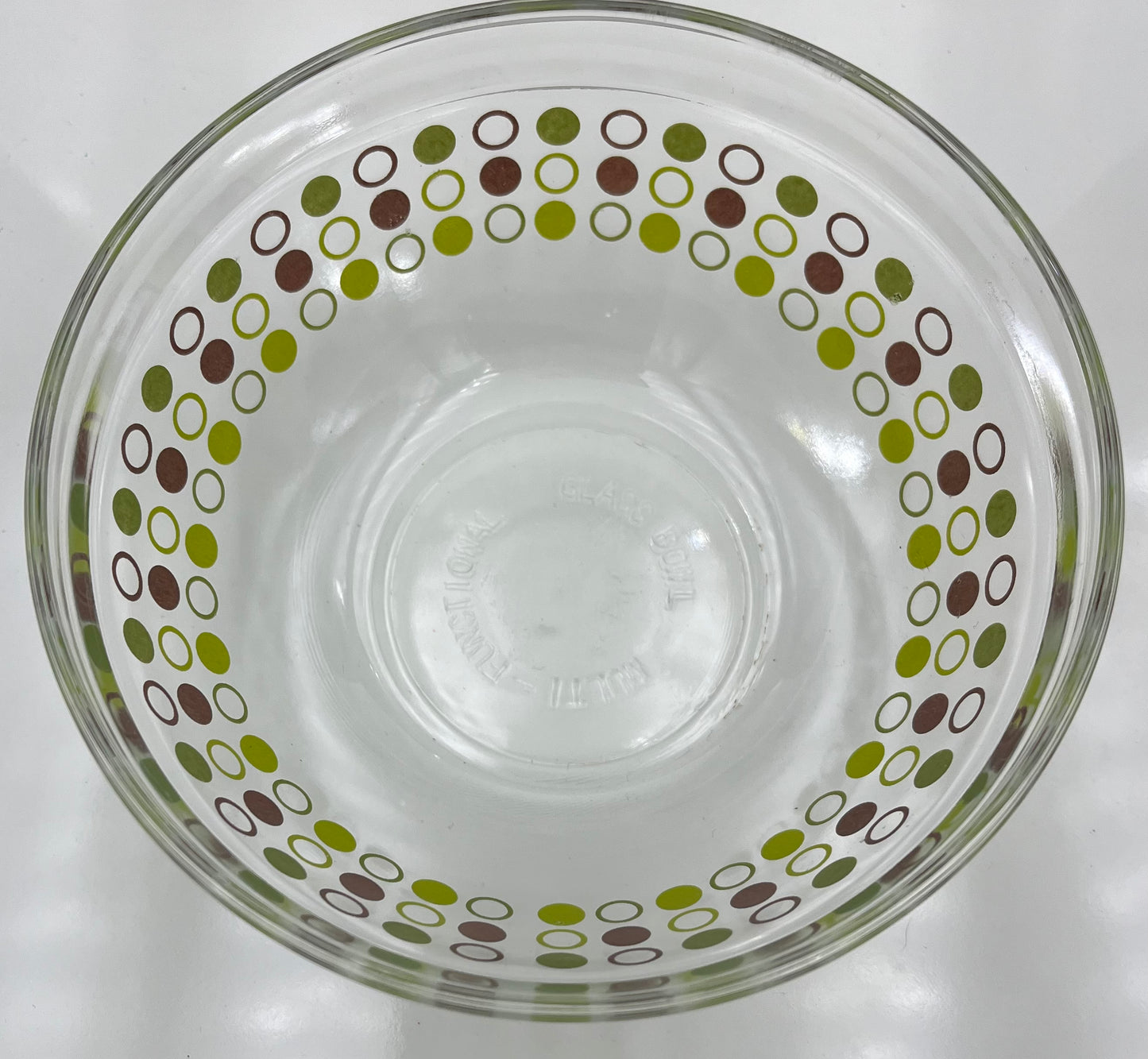 Glass Polka Dot bowl set