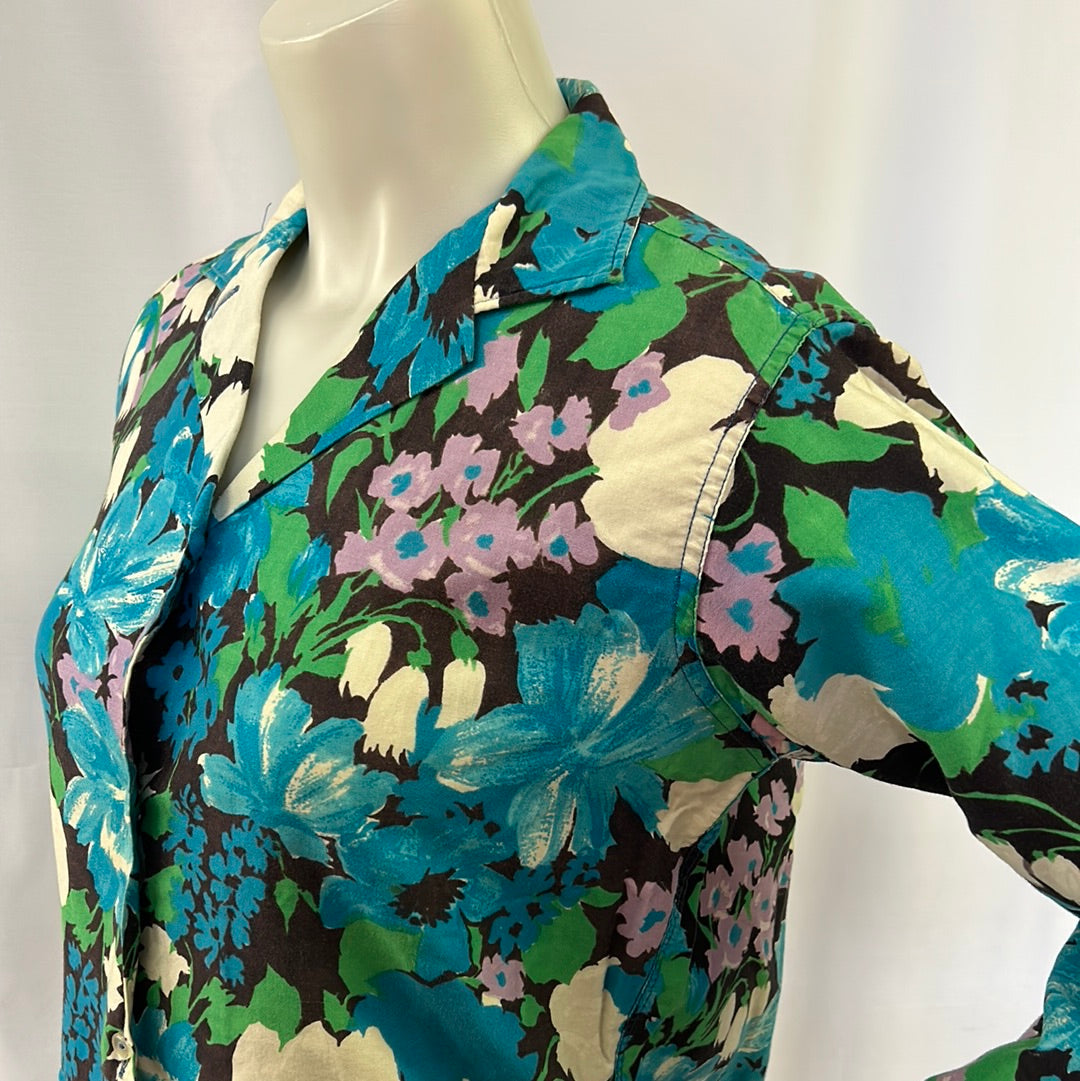 Carol Brent Floral Blouse