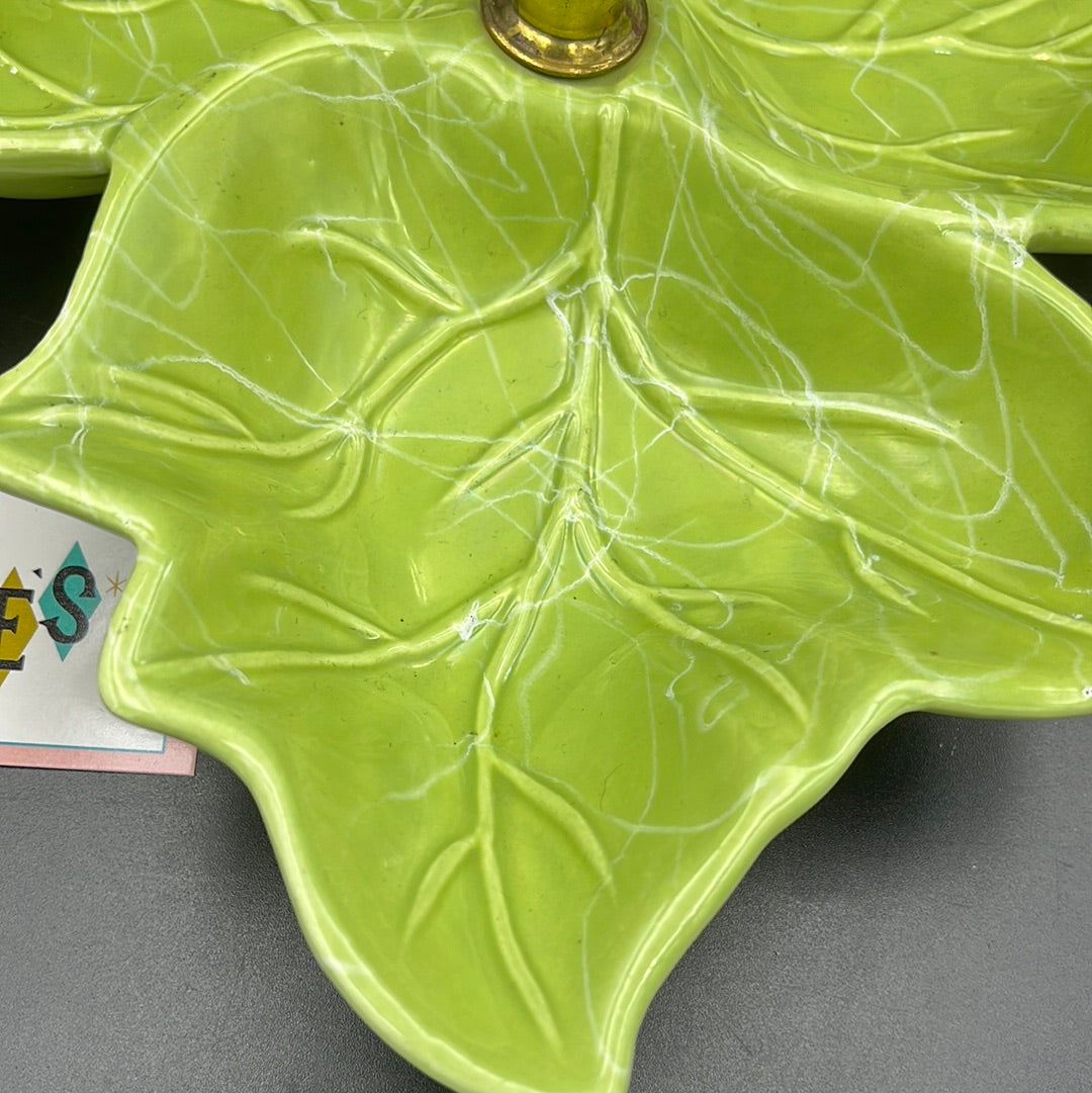 Three Leaf Ceramic Tray