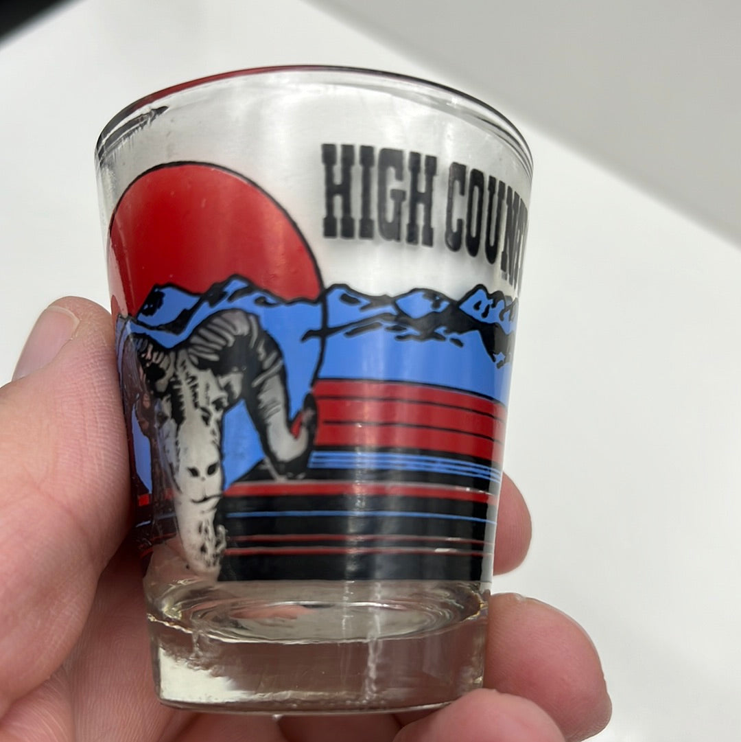 “High Country” Colorado Shot Glass