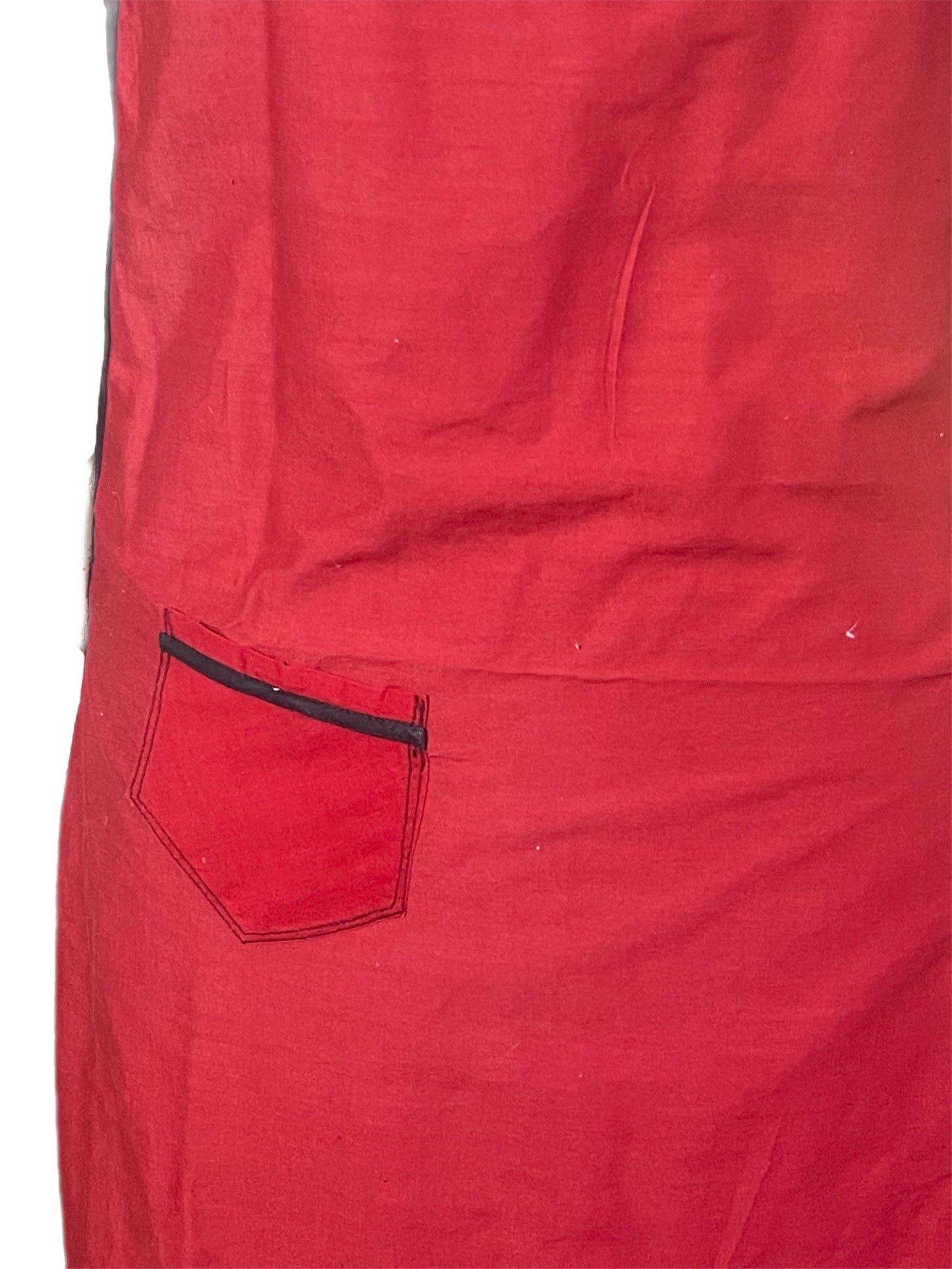 Red & Black Full Kitchen Apron