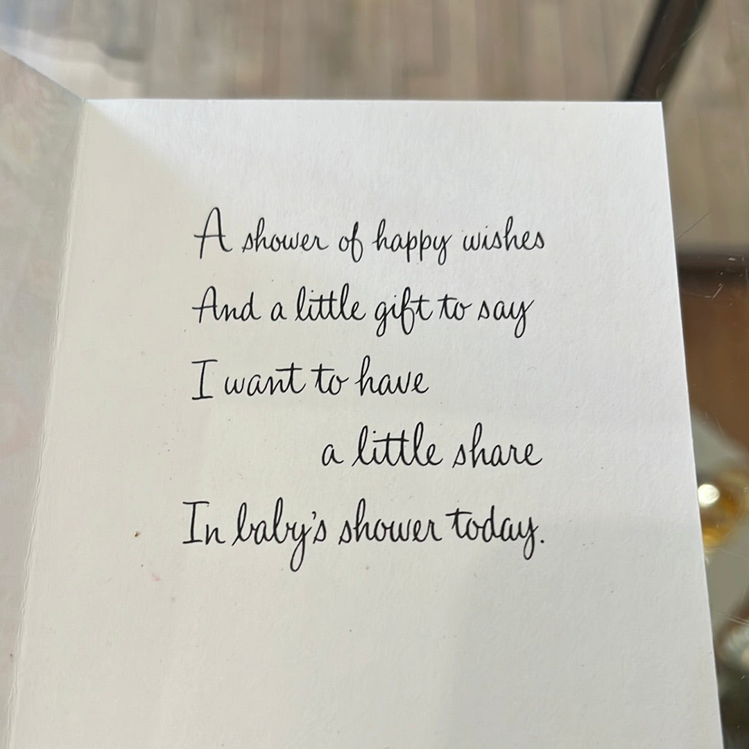 A gift for your baby shower card