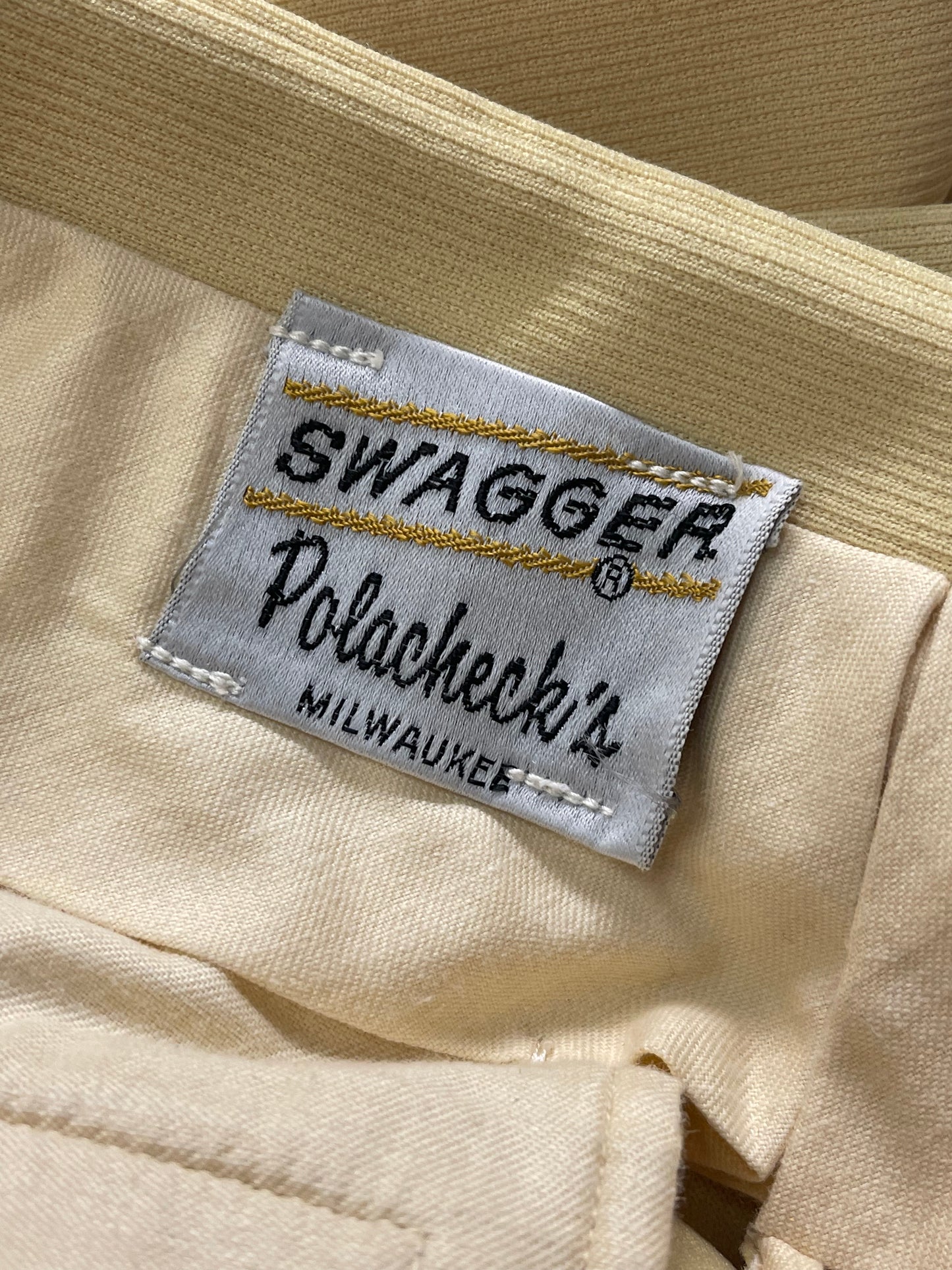 70s Polachek’s Department Store Yellow “Swagger” Pants