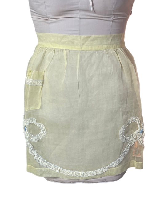 Sheer Yellow Kitchen Apron