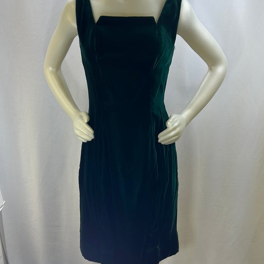 Green Velvet Dress