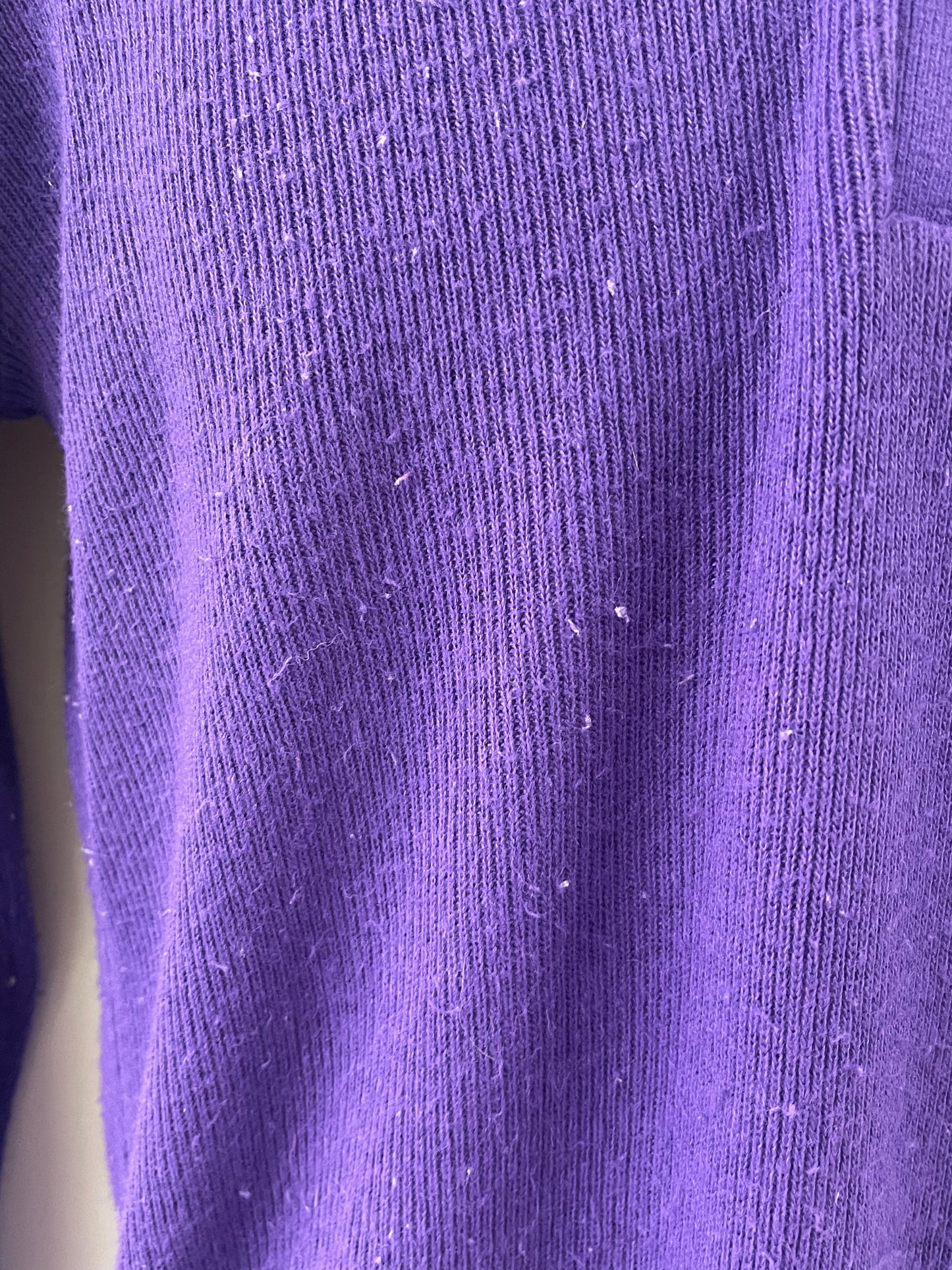 Vintage Sears purple sweater