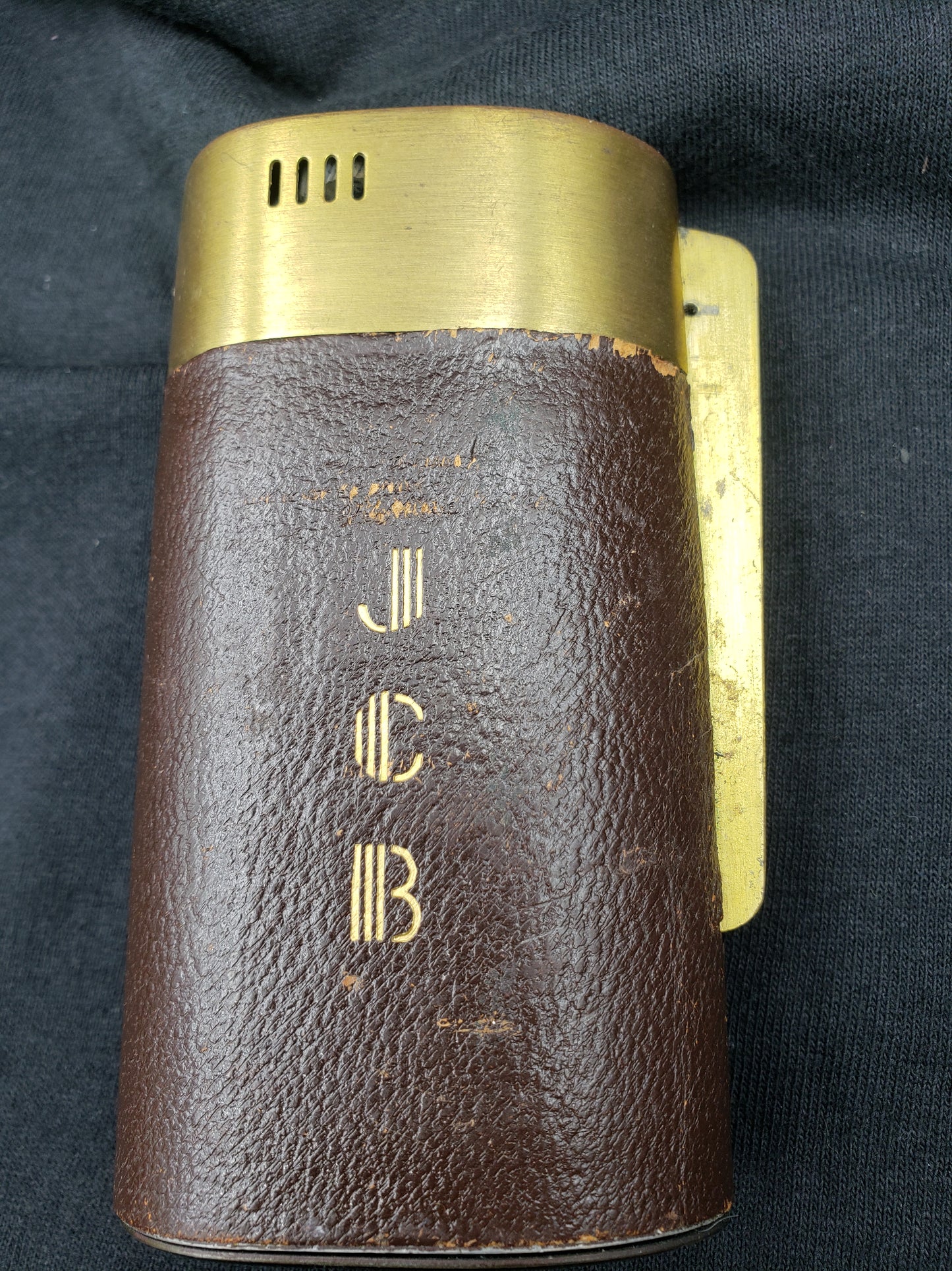 "JCB" large side button lighter