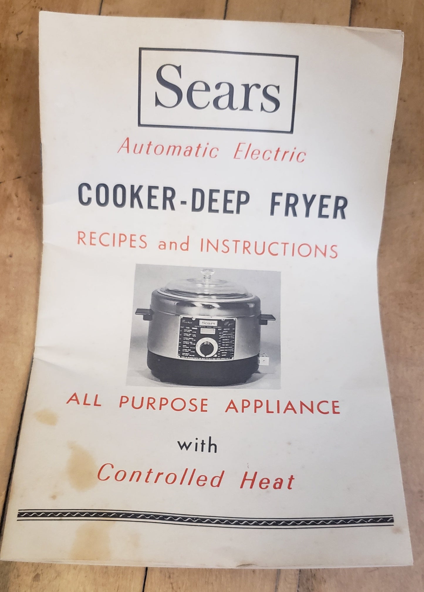 Avacado Green Sears Cooker Deep-Fryer