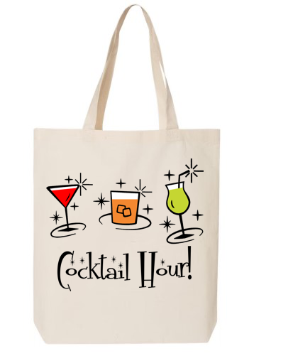 Cocktail Hour Carry-All Tote