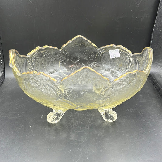 Lombardi Glass Footed Bowl