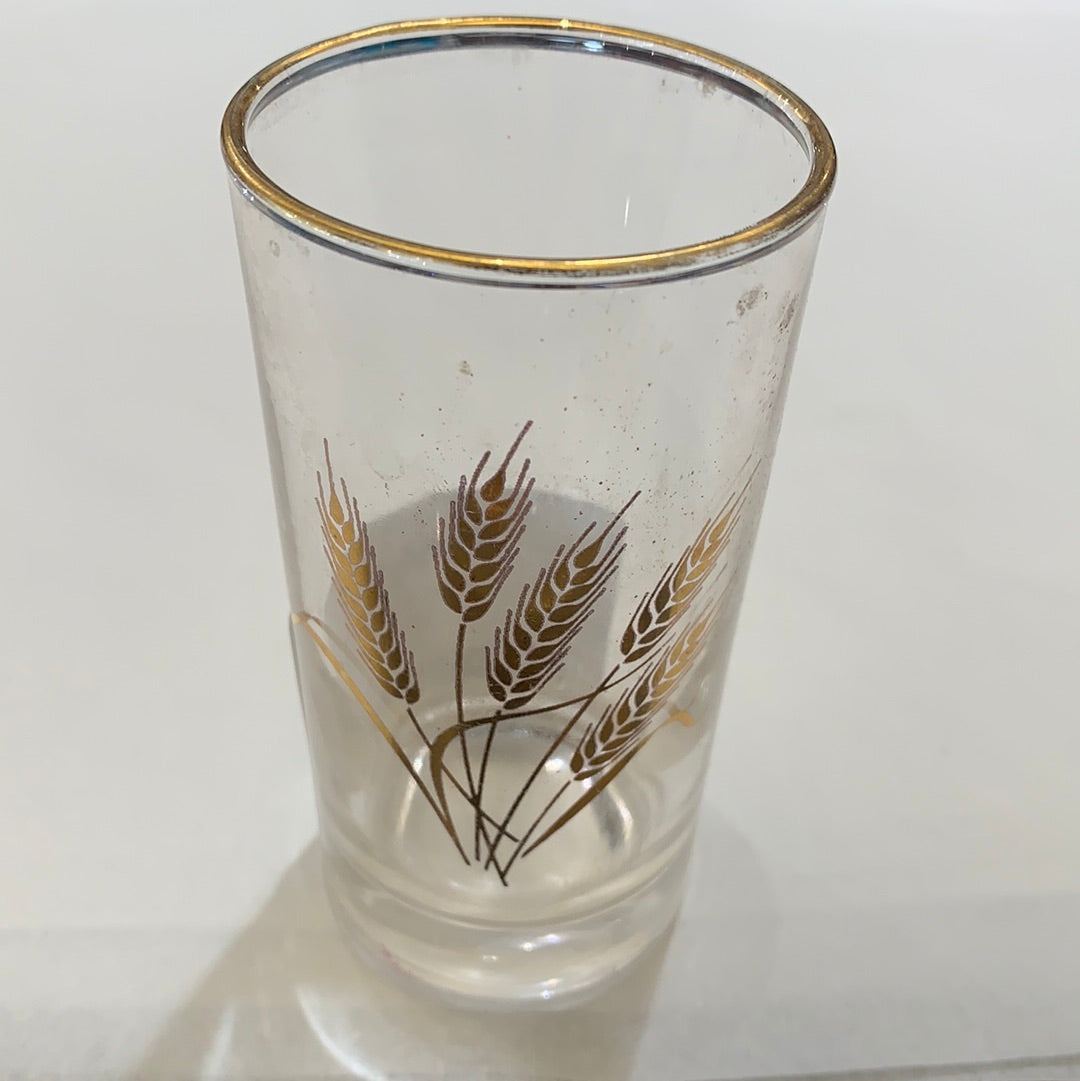 Wheat Patterned Juice Glass