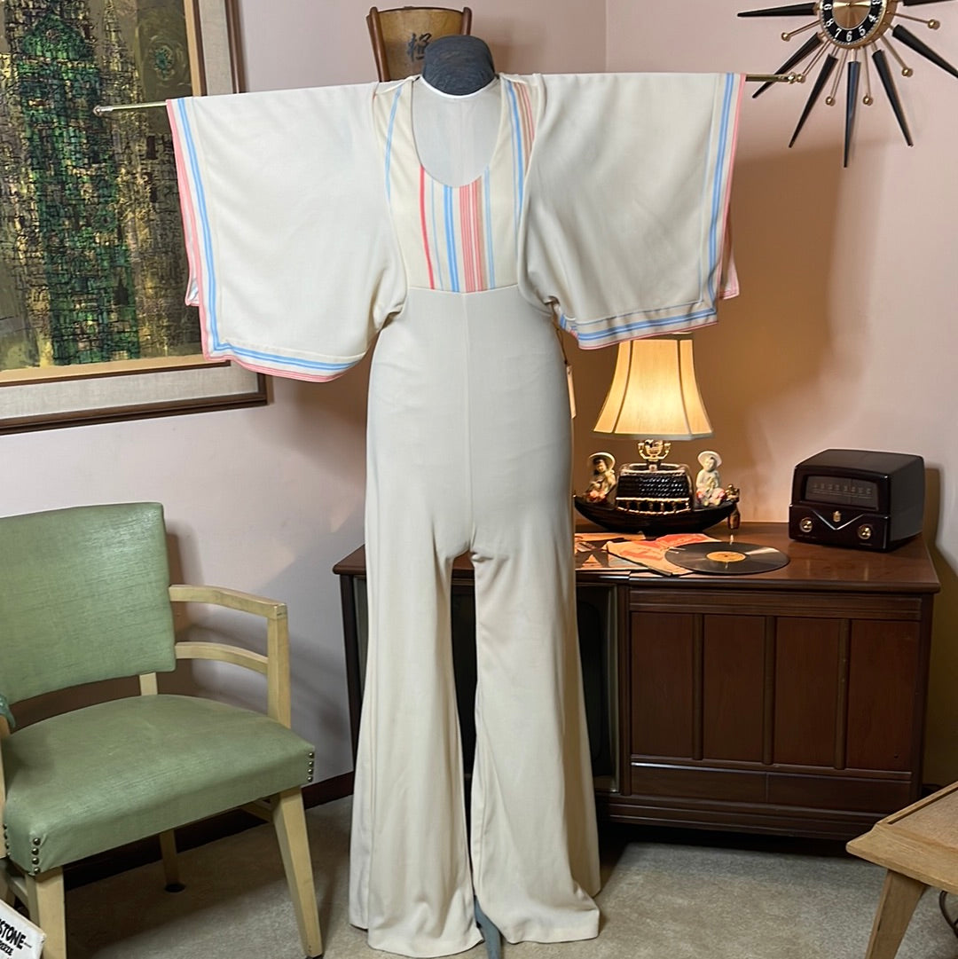 70s Palazzo Leg Jumpsuit