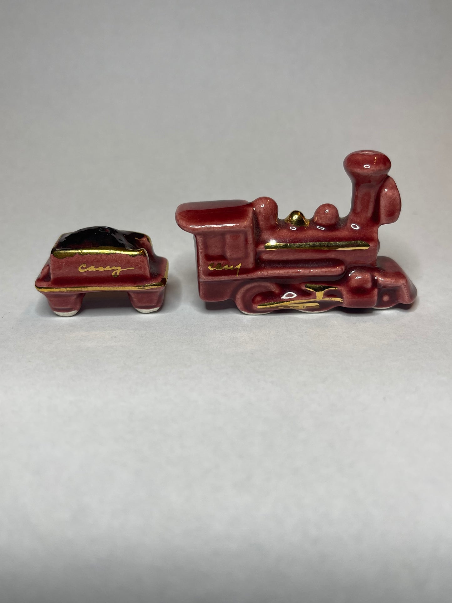 Arcadia Train & Coal Car Salt & Pepper Shakers