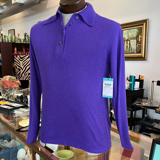 Vintage Sears purple sweater