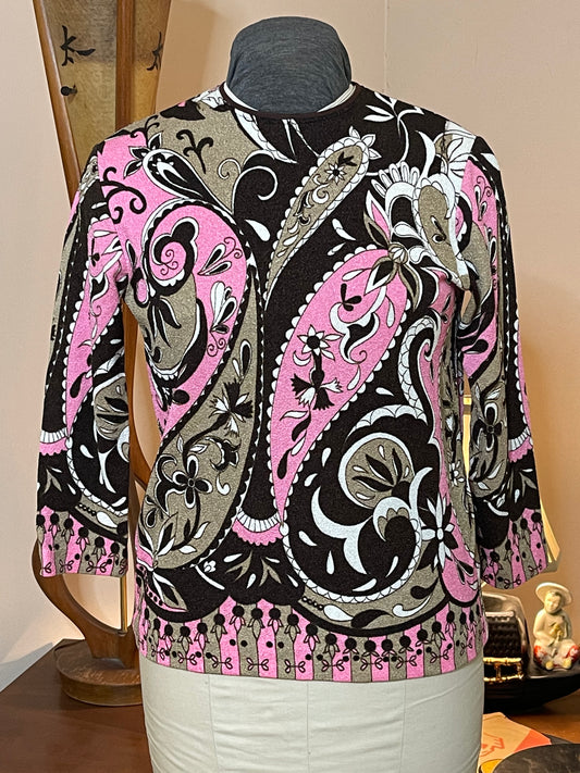 70s Paisley Blouse