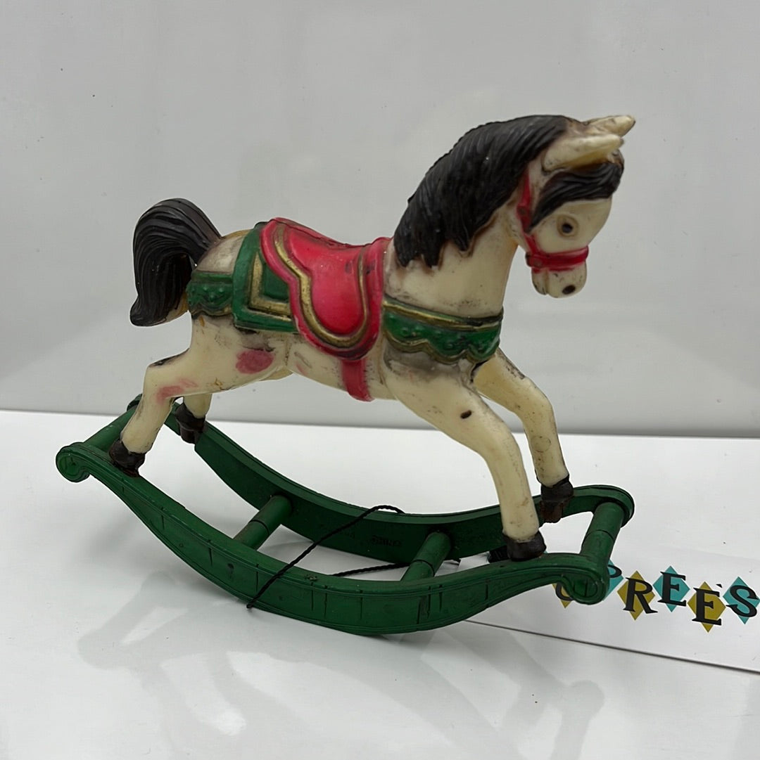 Plastic Christmas Rocking Horse