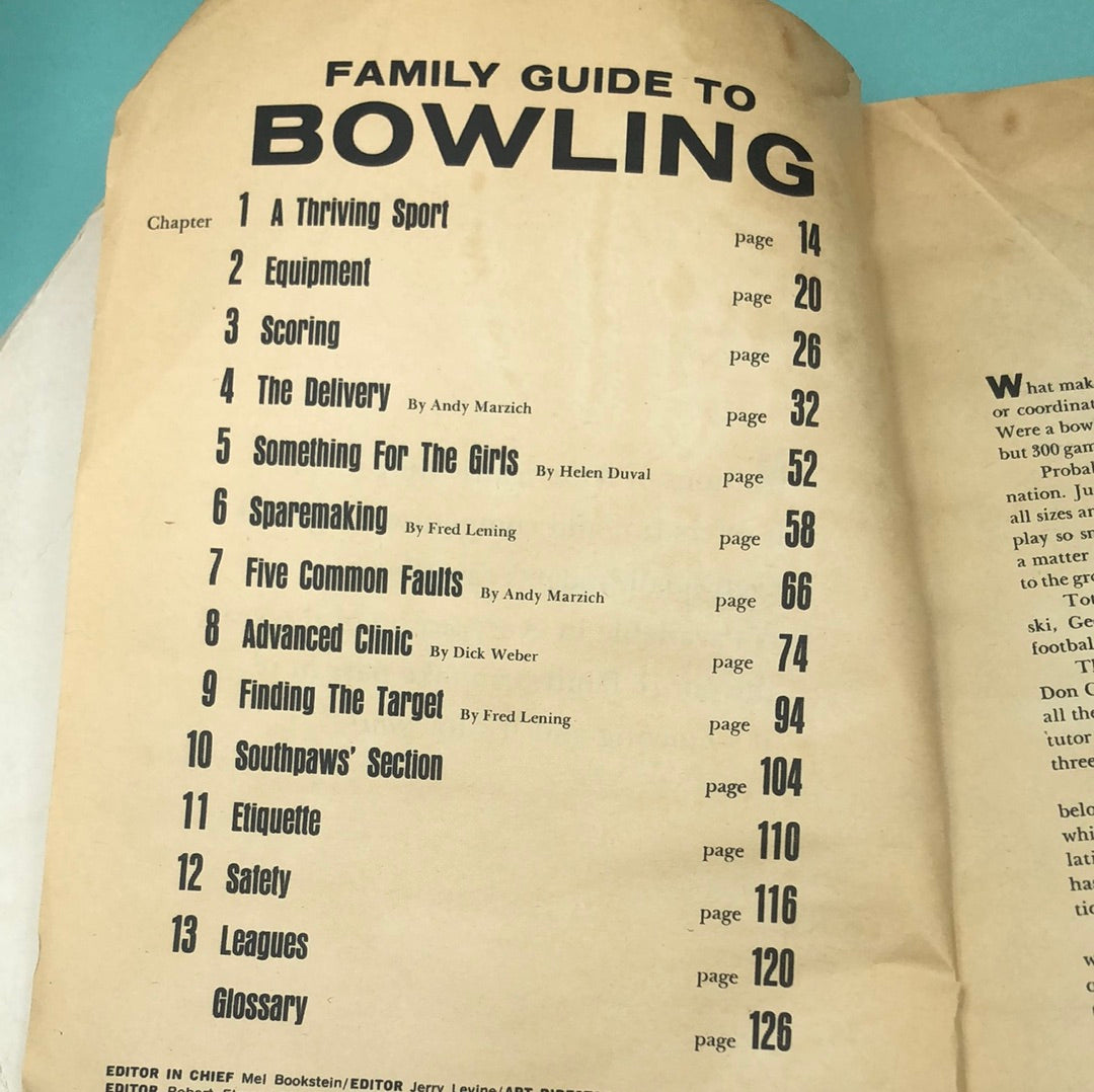 Family guide to bowling
