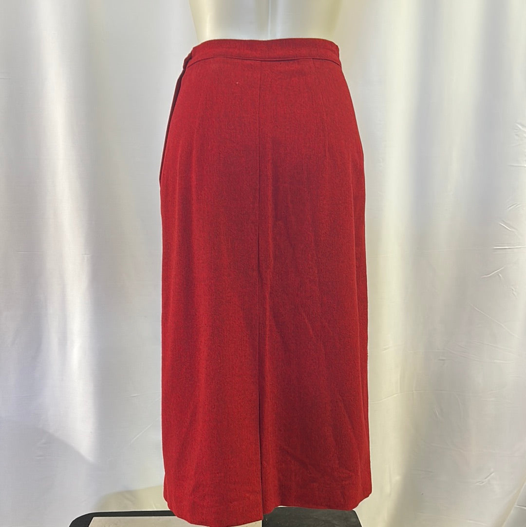 50’s Women’s Red Straight Skirt