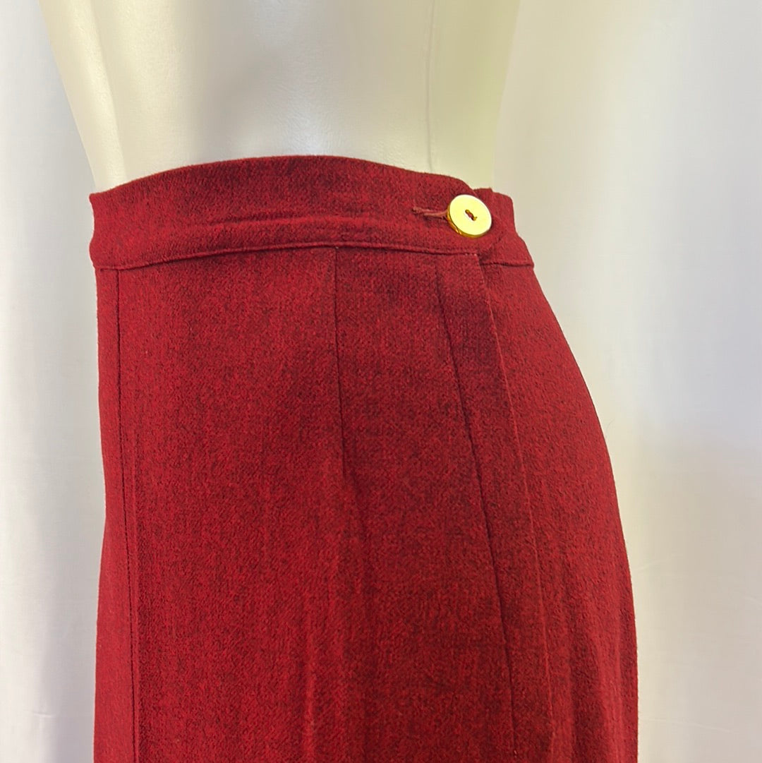 50’s Women’s Red Straight Skirt