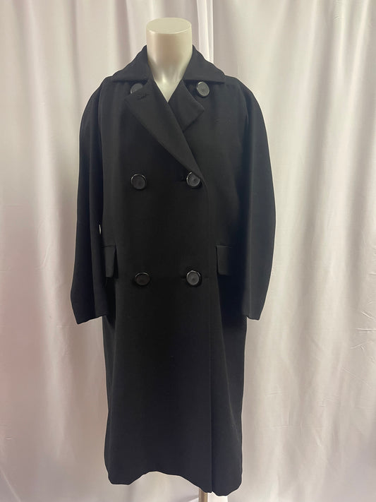 Black Fabric Coat