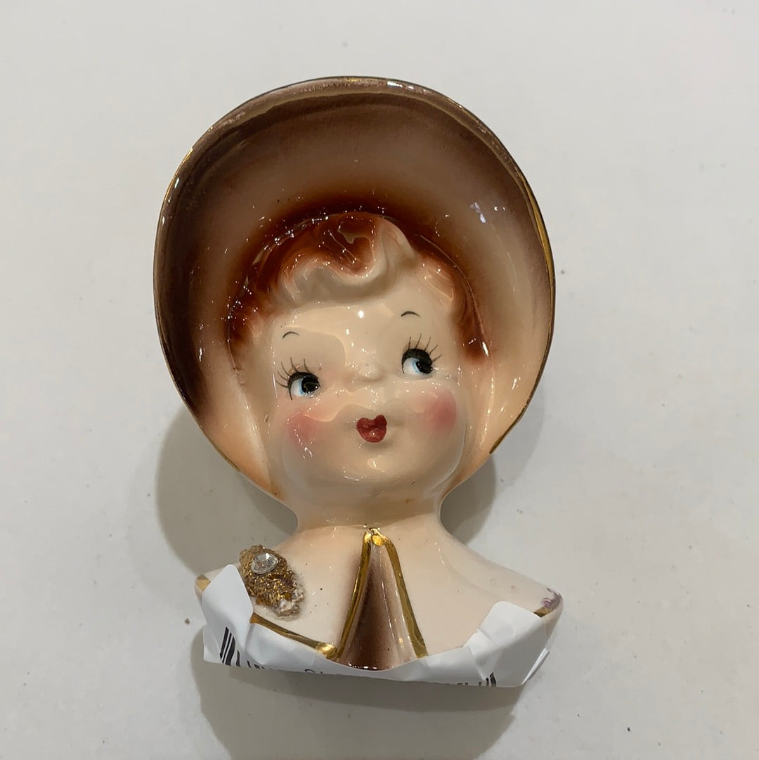 Miniature Ceramic Head Vase
